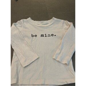 Tenth & Pine “Be Mine” Long Sleeve Tee 2/3Y VGUC